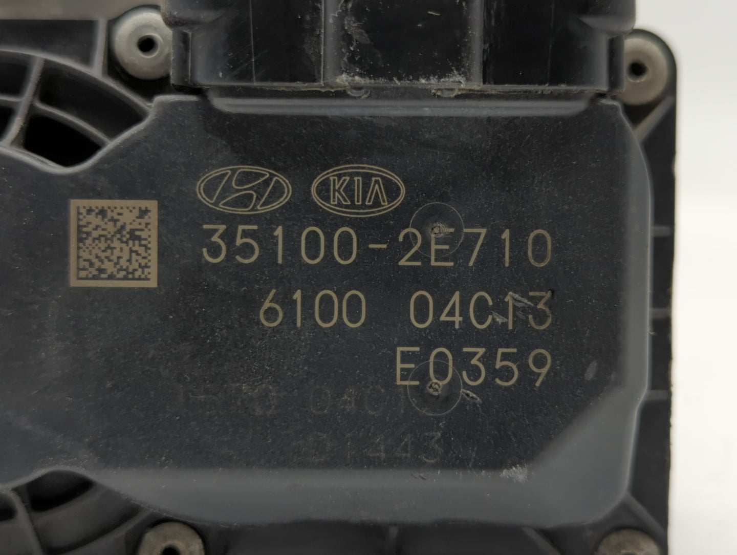 2020 Kia Forte Throttle Body P/N:35100-2E710 Fits OEM Used Auto Parts - Oemusedautoparts1.com