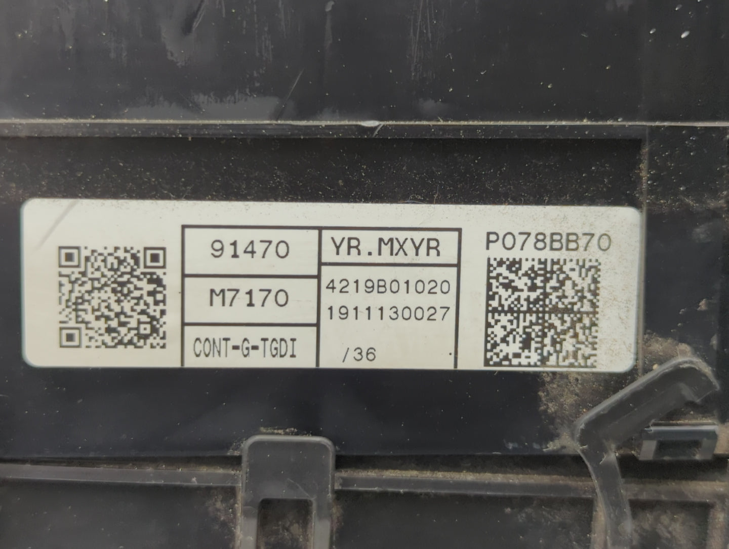 2019-2020 Kia Forte Fusebox Fuse Box Panel Relay Module P/N:91470-M7170 91956-M7020, 91431-M7050, 91431-M7051 Fits Fits 2019