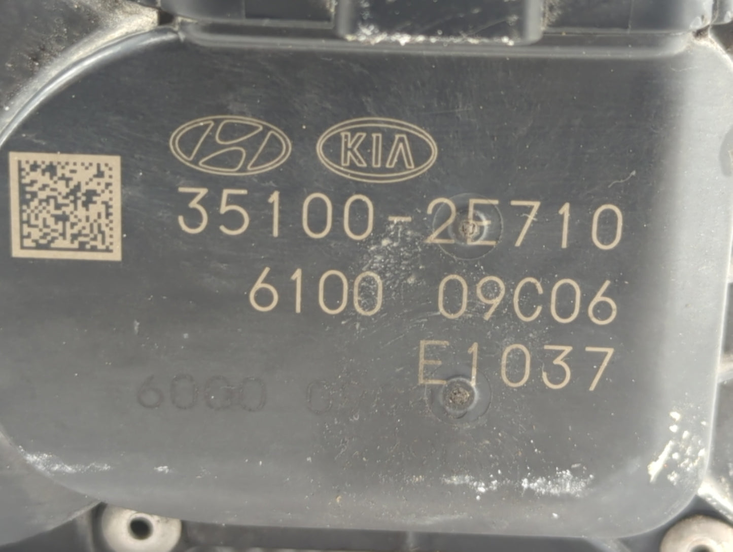 2020 Kia Forte Throttle Body P/N:35100-2E710 Fits OEM Used Auto Parts - Oemusedautoparts1.com