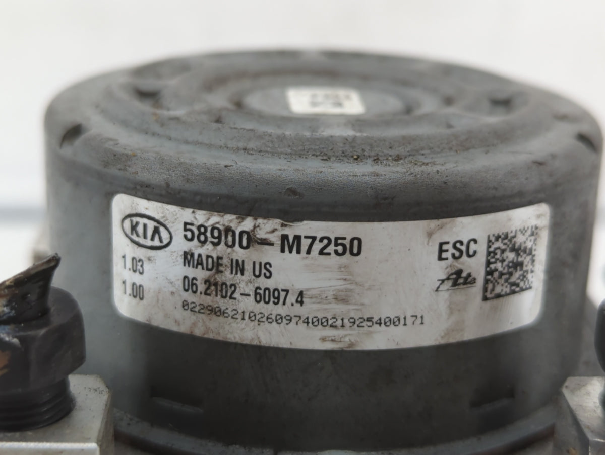 2019-2021 Kia Forte Anti-Lock Brake ABS Pump Module Actuator OEM P/N:58900-M7250 58900-M7260 Fits Fits 2019 2020 2021 OEM Us