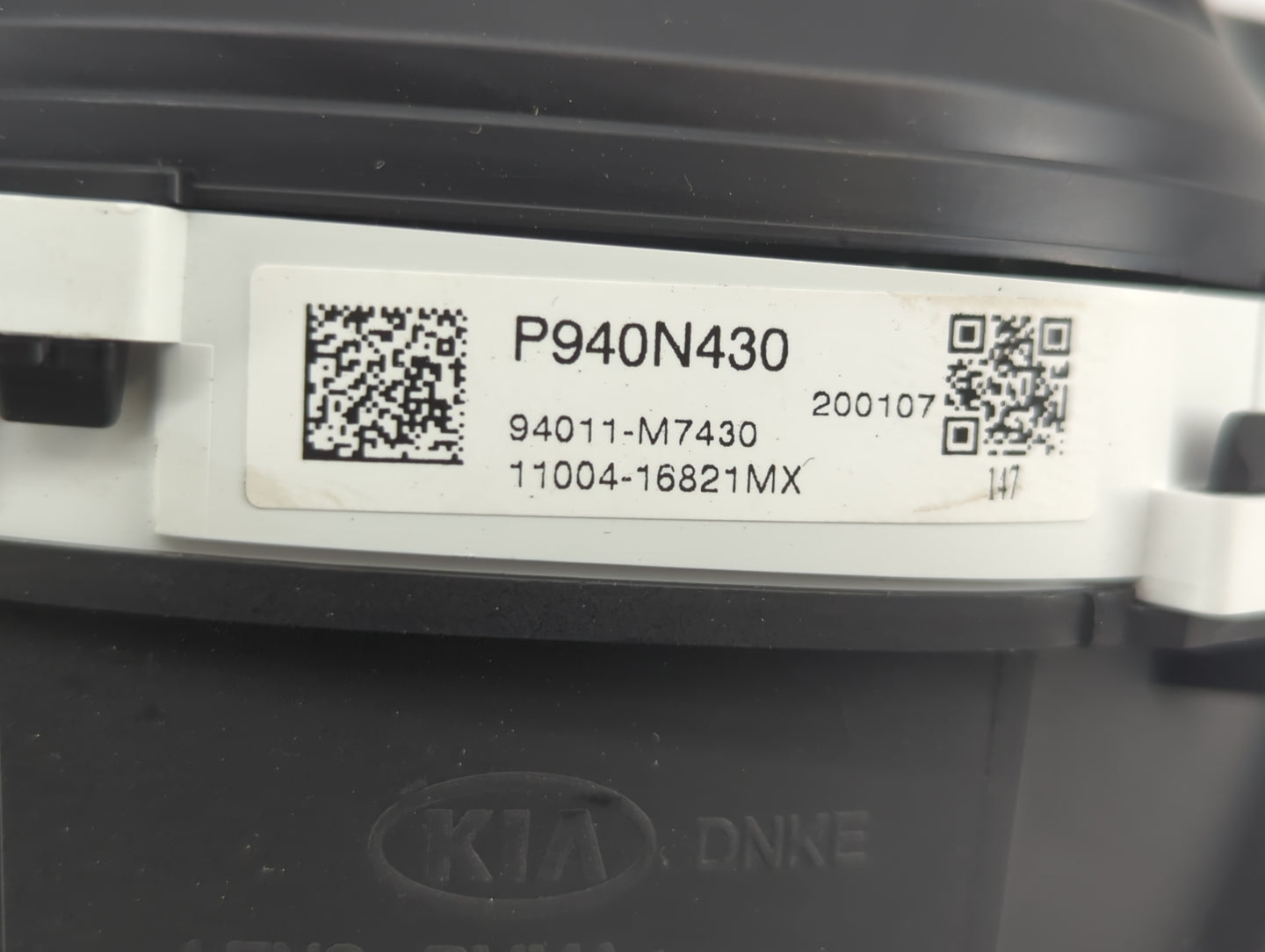 2019 Kia Forte Instrument Cluster Speedometer Gauges P/N:94011-M7430 Fits OEM Used Auto Parts - Oemusedautoparts1.com