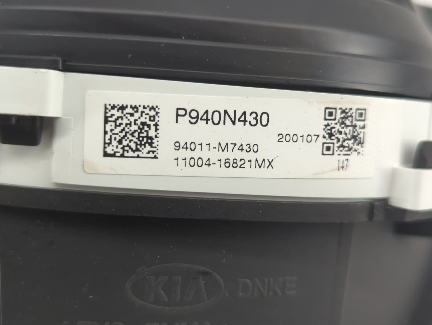 2019 Kia Forte Instrument Cluster Speedometer Gauges P/N:94011-M7430 Fits OEM Used Auto Parts - Oemusedautoparts1.com