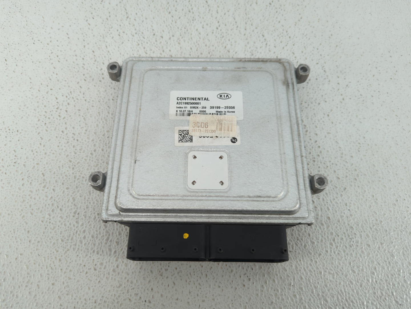 2020-2021 Kia Forte PCM Engine Control Computer ECU ECM PCU OEM P/N:39199-2E036 Fits Fits 2020 2021 OEM Used Auto Parts - Oe