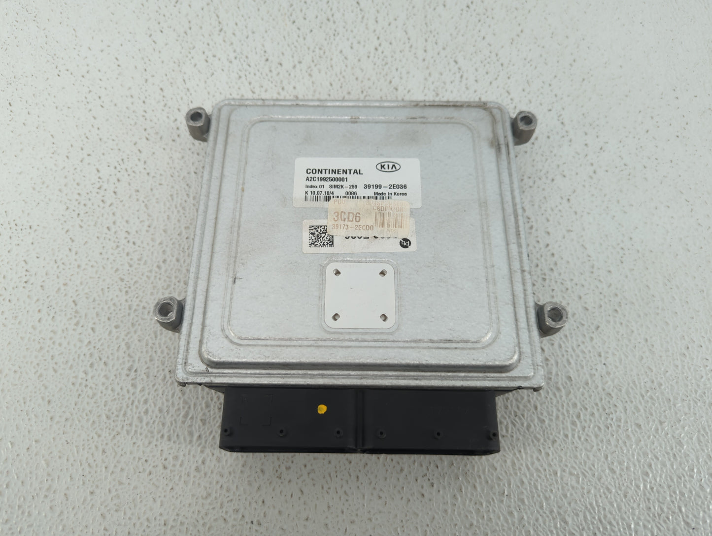 2020-2021 Kia Forte PCM Engine Control Computer ECU ECM PCU OEM P/N:39199-2E036 Fits Fits 2020 2021 OEM Used Auto Parts - Oe