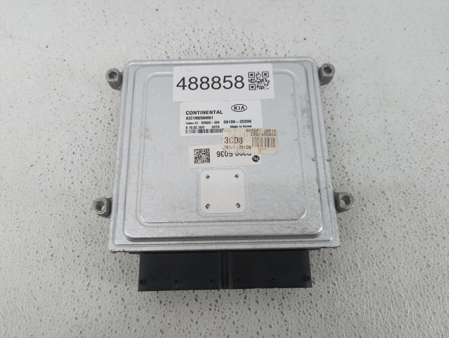 2020-2021 Kia Forte PCM Engine Control Computer ECU ECM PCU OEM P/N:39199-2E036 Fits Fits 2020 2021 OEM Used Auto Parts - Oe