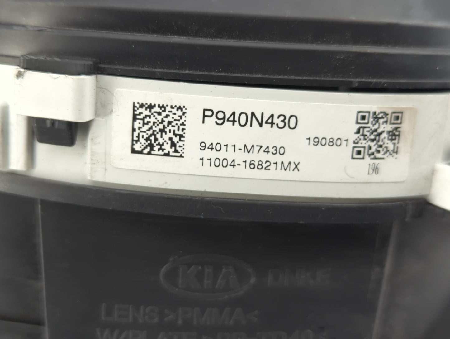 2019-2021 Kia Forte Instrument Cluster Speedometer Gauges P/N:94011-M7430 Fits Fits 2019 2020 2021 OEM Used Auto Parts - Oem