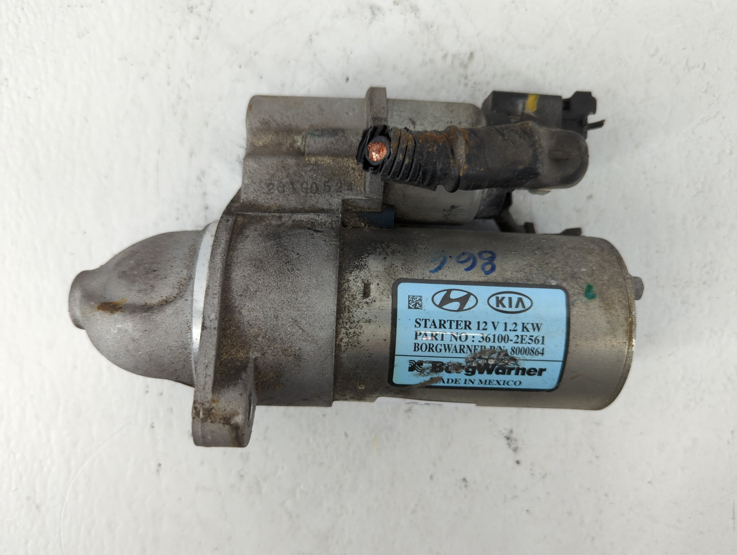 2017-2022 Kia Forte Car Starter Motor Solenoid OEM P/N:36100-2E561 Fits Fits 2017 2018 2019 2020 2021 2022 OEM Used Auto Par