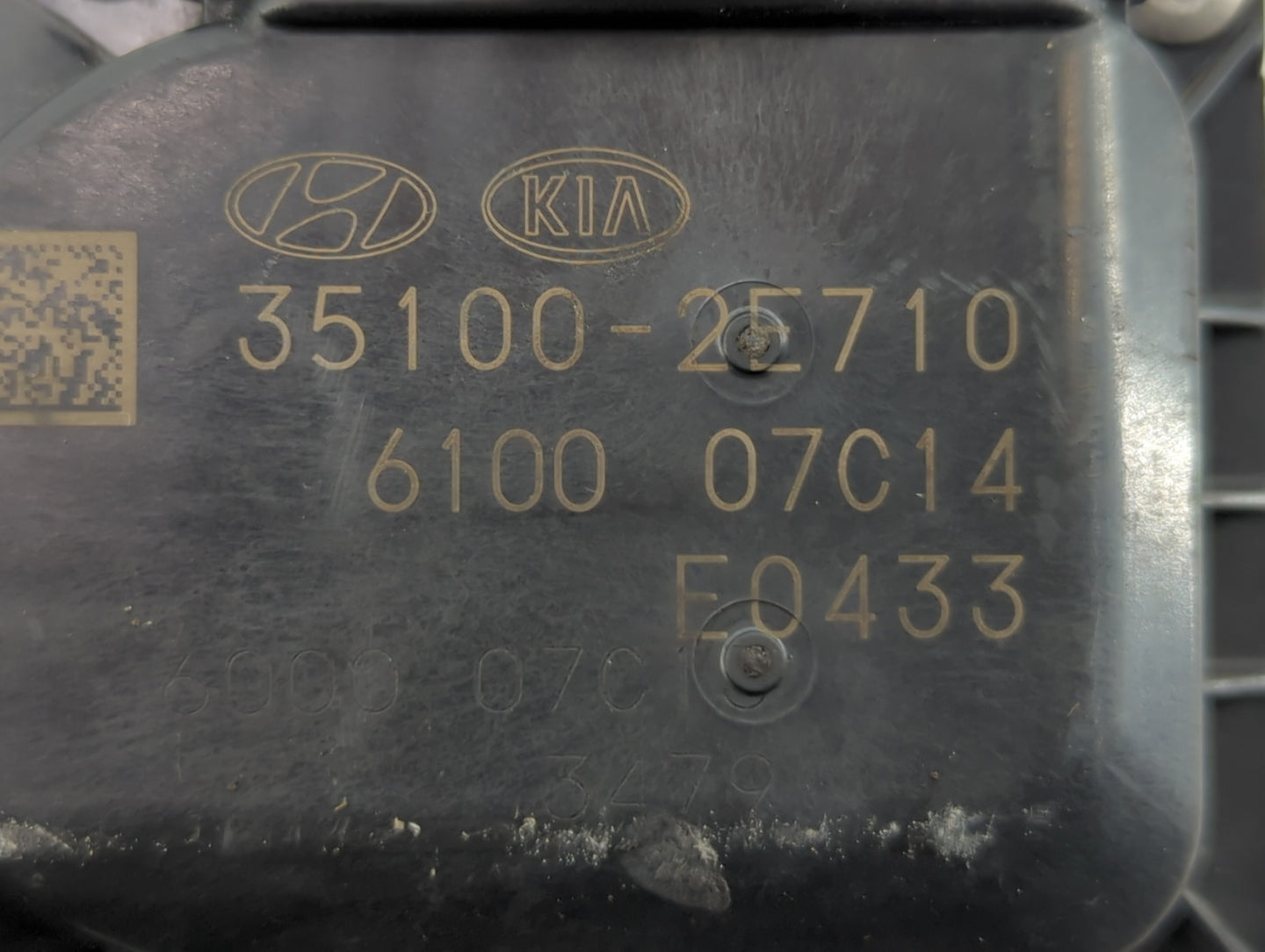 2019 Kia Forte Throttle Body P/N:6100 07C14 35100-2E710 Fits OEM Used Auto Parts - Oemusedautoparts1.com