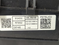 2019-2020 Kia Forte Fusebox Fuse Box Panel Relay Module P/N:91431-M7052 Fits Fits 2019 2020 OEM Used Auto Parts - Oemusedaut