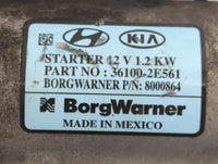 2017-2022 Kia Forte Car Starter Motor Solenoid OEM P/N:8000864 36100-2E561 Fits Fits 2017 2018 2019 2020 2021 2022 OEM Used 