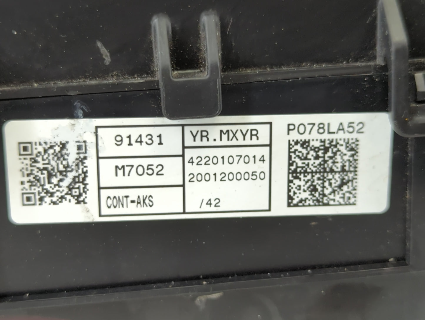 2019-2020 Kia Forte Fusebox Fuse Box Panel Relay Module P/N:91431 M7052 Fits Fits 2019 2020 OEM Used Auto Parts - Oemusedaut