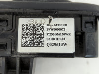 2019-2021 Kia Forte Climate Control Module Temperature AC/Heater Replacement P/N:6130 OLE796 97250-M6130WK Fits OEM Used Aut