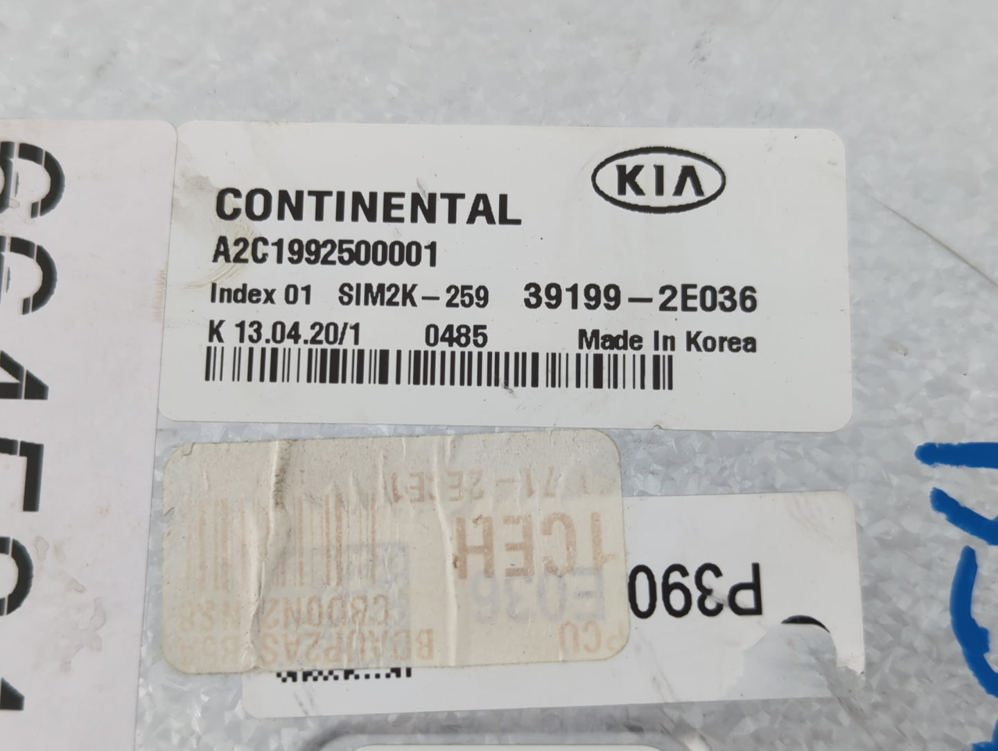 2020-2021 Kia Forte PCM Engine Control Computer ECU ECM PCU OEM P/N:39199-2E036 Fits Fits 2020 2021 OEM Used Auto Parts - Oe