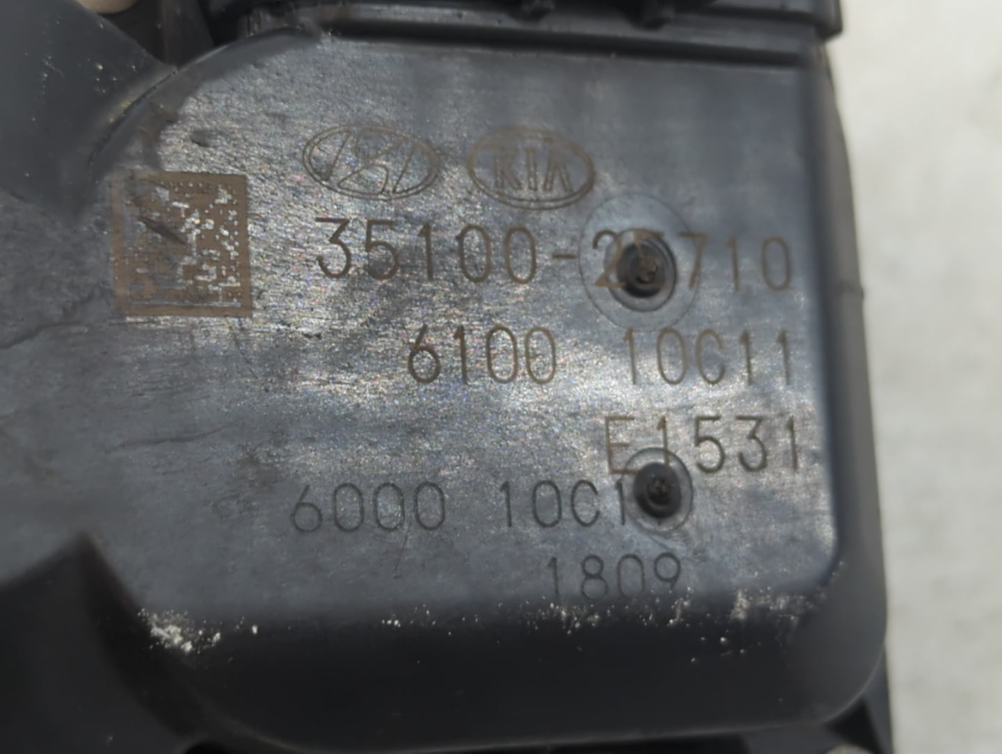 2020-2022 Kia Forte Throttle Body P/N:6100-10611 35100-2E710 Fits Fits 2020 2021 2022 OEM Used Auto Parts - Oemusedautoparts