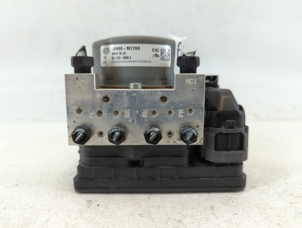 2019-2021 Kia Forte Anti-Lock Brake ABS Pump Module Actuator OEM P/N:58900-M7200 Fits Fits 2019 2020 2021 OEM Used Auto Part