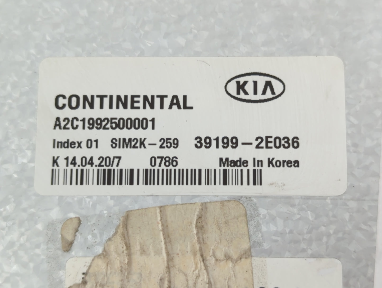 2019-2021 Kia Forte PCM Engine Control Computer ECU ECM PCU OEM P/N:39199-2E036 Fits Fits 2019 2020 2021 OEM Used Auto Parts