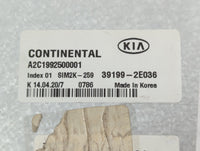 2019-2021 Kia Forte PCM Engine Control Computer ECU ECM PCU OEM P/N:39199-2E036 Fits Fits 2019 2020 2021 OEM Used Auto Parts