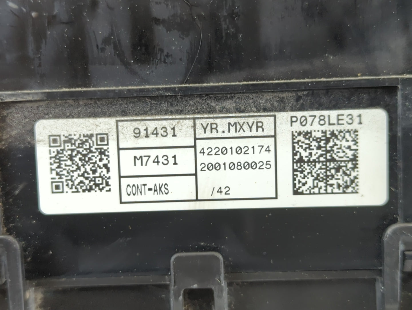 2019-2020 Kia Forte Fusebox Fuse Box Panel Relay Module P/N:91431 M7431 Fits Fits 2019 2020 OEM Used Auto Parts - Oemusedaut