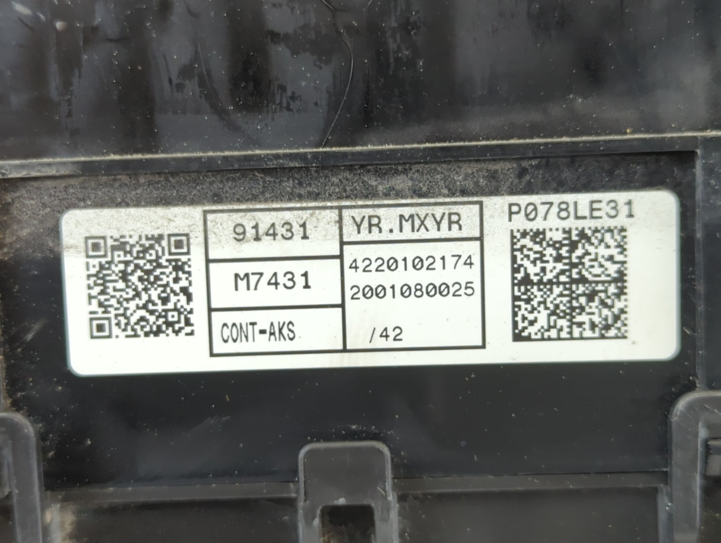 2019-2020 Kia Forte Fusebox Fuse Box Panel Relay Module P/N:91431 M7431 Fits Fits 2019 2020 OEM Used Auto Parts - Oemusedaut