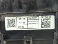 2019-2020 Kia Forte Fusebox Fuse Box Panel Relay Module P/N:91431 M7431 Fits Fits 2019 2020 OEM Used Auto Parts - Oemusedaut