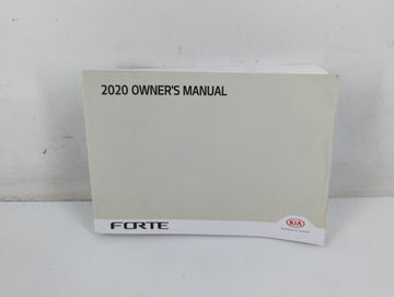 2020 Kia Forte Owners Manual Book Guide P/N:DLS4-EC9DB OEM Used Auto Parts - Oemusedautoparts1.com