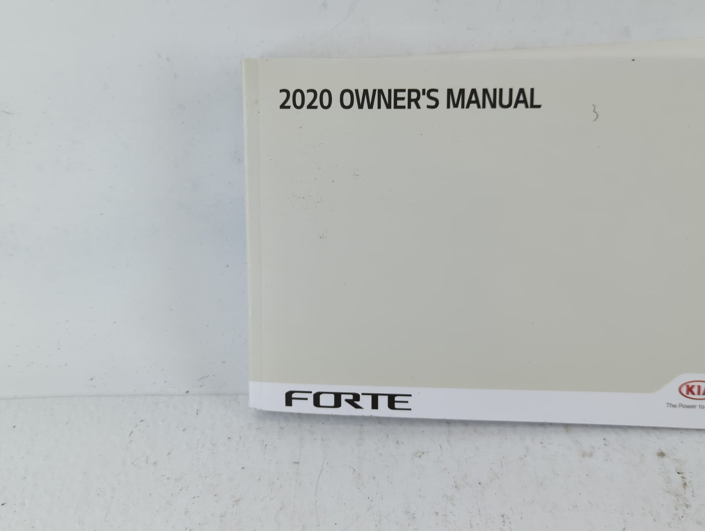 2020 Kia Forte Owners Manual Book Guide P/N:DLS4-EU01E OEM Used Auto Parts - Oemusedautoparts1.com