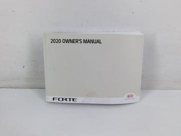 2020 Kia Forte Owners Manual Book Guide P/N:DLS4-EC9DB OEM Used Auto Parts - Oemusedautoparts1.com