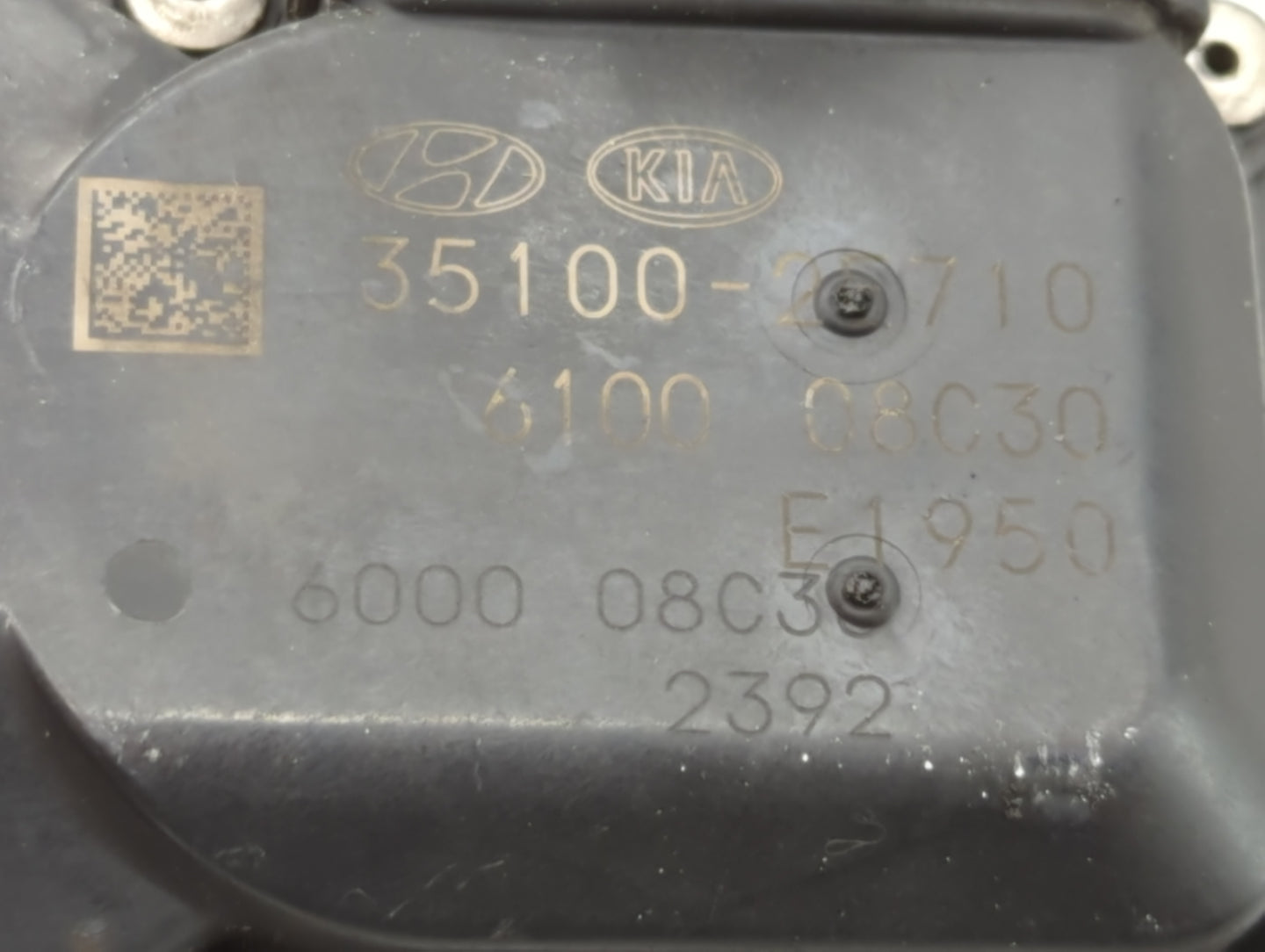 2020-2022 Kia Forte Throttle Body P/N:35100-25710 Fits Fits 2020 2021 2022 OEM Used Auto Parts - Oemusedautoparts1.com