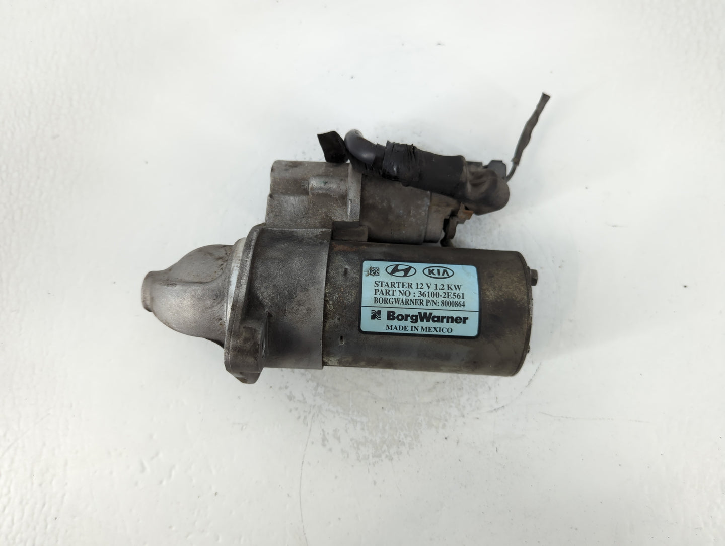 2017-2022 Kia Forte Car Starter Motor Solenoid OEM P/N:8000864 36100-2E561 Fits Fits 2017 2018 2019 2020 2021 2022 OEM Used 