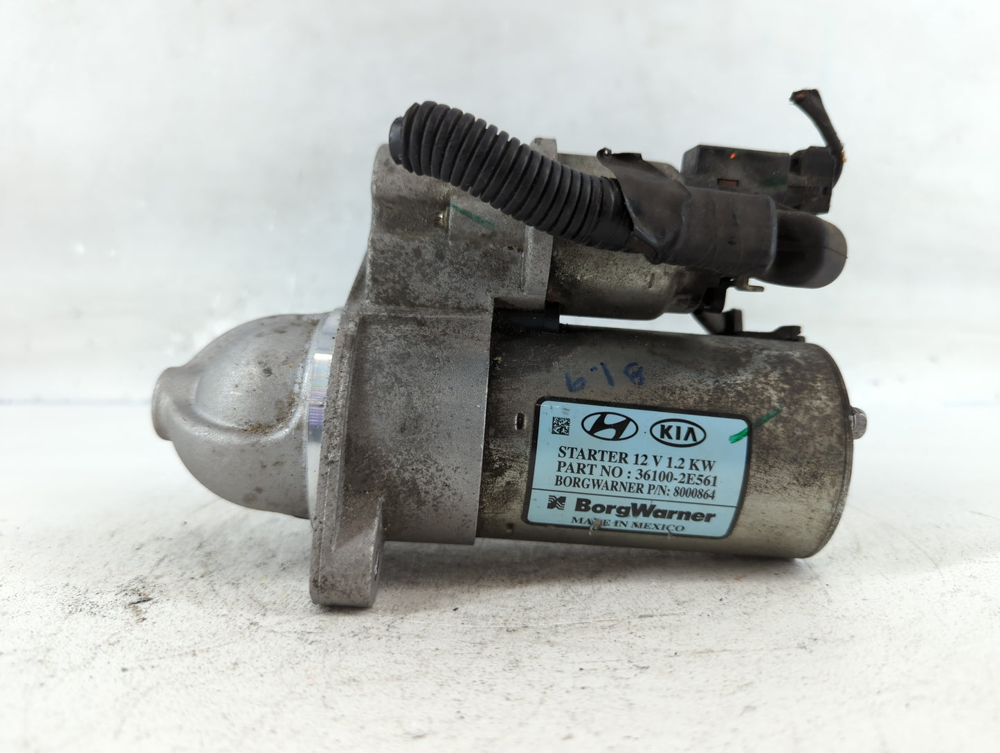 2017-2022 Kia Forte Car Starter Motor Solenoid OEM P/N:36100-2E561 Fits Fits 2017 2018 2019 2020 2021 2022 OEM Used Auto Par