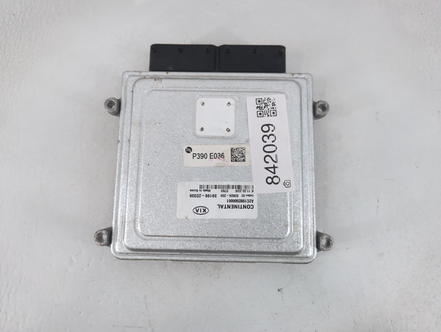2020-2021 Kia Forte PCM Engine Control Computer ECU ECM PCU OEM P/N:39199-2E036 Fits Fits 2020 2021 OEM Used Auto Parts - Oe