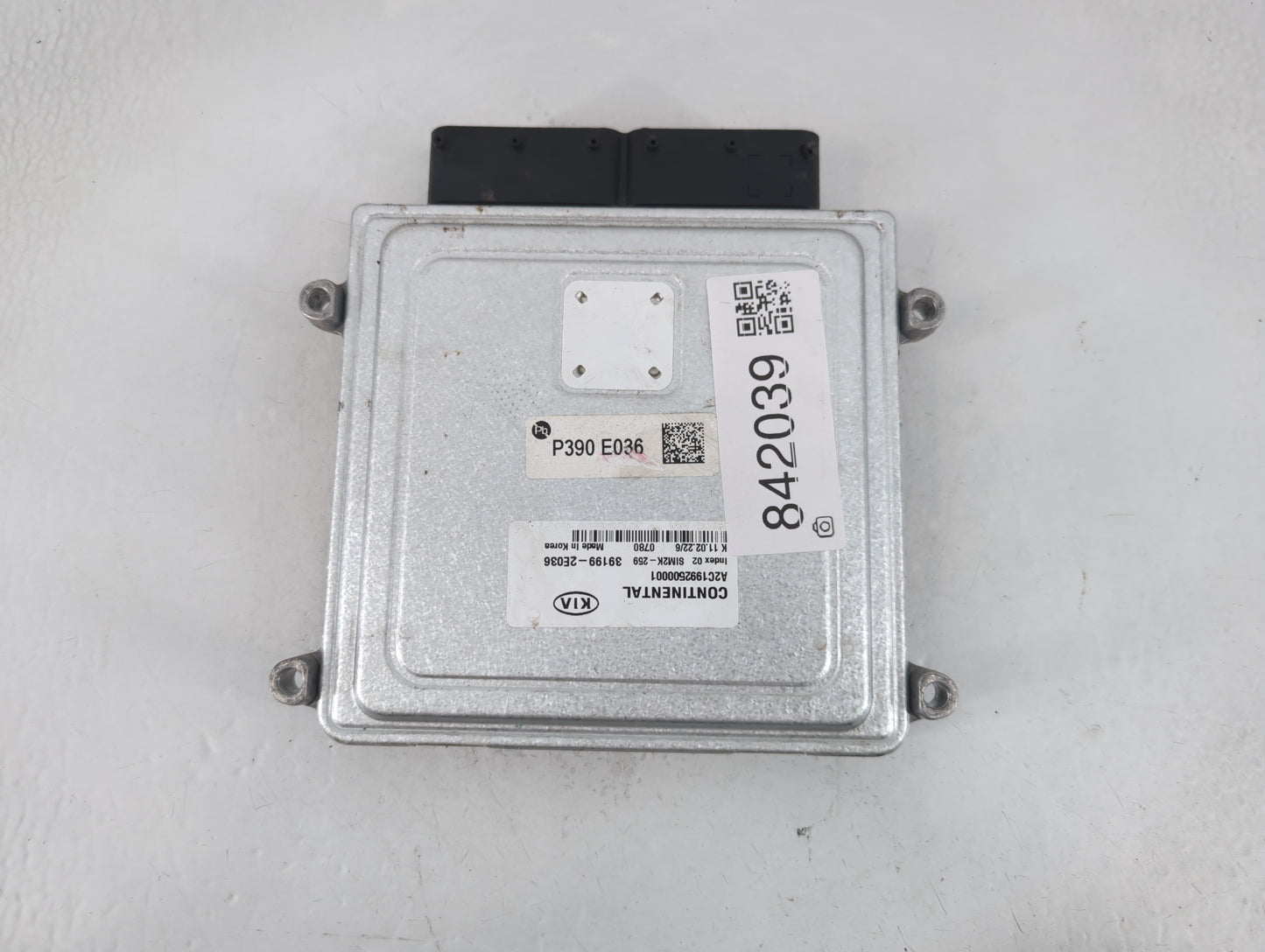 2020-2021 Kia Forte PCM Engine Control Computer ECU ECM PCU OEM P/N:39199-2E036 Fits Fits 2020 2021 OEM Used Auto Parts - Oe