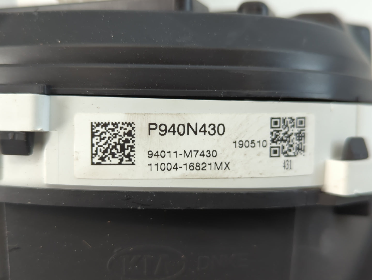 2019-2021 Kia Forte Instrument Cluster Speedometer Gauges P/N:94011-M7430 Fits Fits 2019 2020 2021 OEM Used Auto Parts - Oem