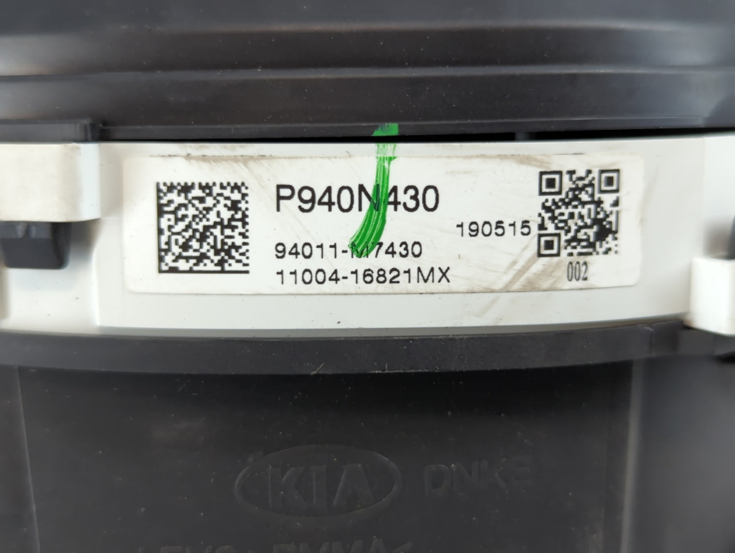 2019-2021 Kia Forte Instrument Cluster Speedometer Gauges P/N:11004-16821MX 94011-M7430 Fits Fits 2019 2020 2021 OEM Used Au