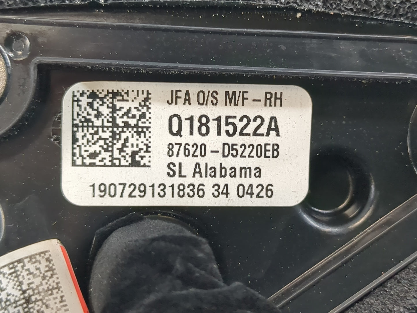 2016-2020 Kia Optima Passenger Side View Mirror - Right Door Mirror OEM Used - Oemusedautoparts1.com