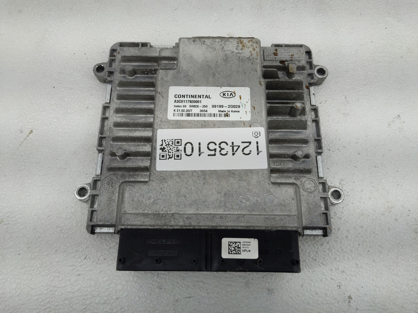 2020 Kia Optima PCM Engine Control Computer ECU ECM PCU OEM P/N:39199-2G028 Fits OEM Used Auto Parts - Oemusedautoparts1.com