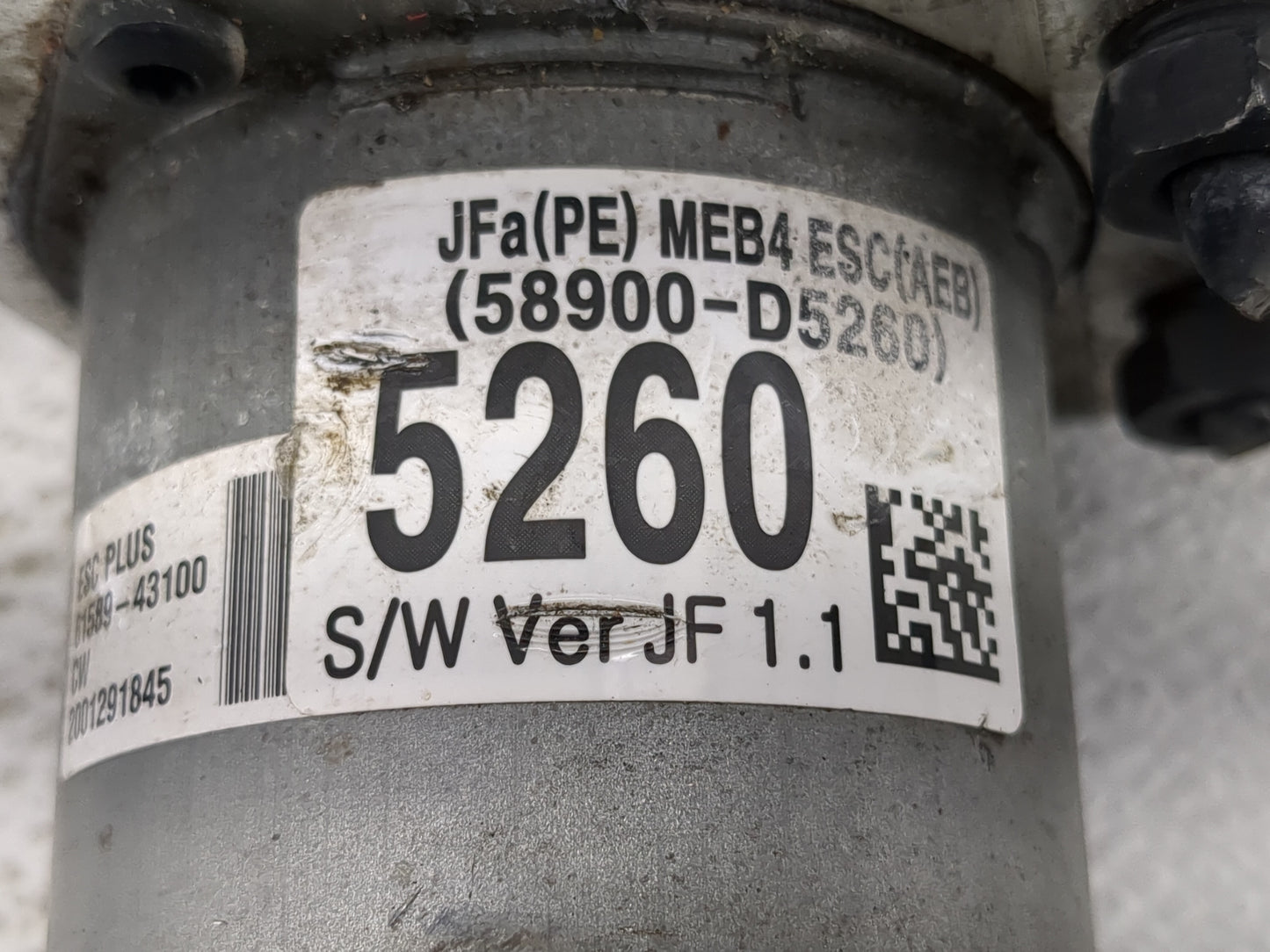 2019-2020 Kia Optima ABS Pump Control Module Replacement P/N:58900-D5260 Fits Fits 2019 2020 OEM Used Auto Parts - Oemusedau