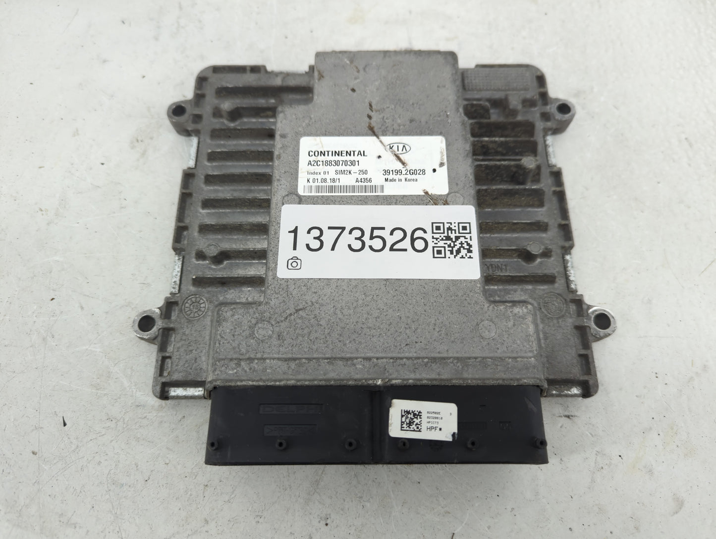 2019-2020 Kia Optima PCM Engine Control Computer ECU ECM PCU OEM P/N:39199-2G028 Fits Fits 2019 2020 OEM Used Auto Parts - O