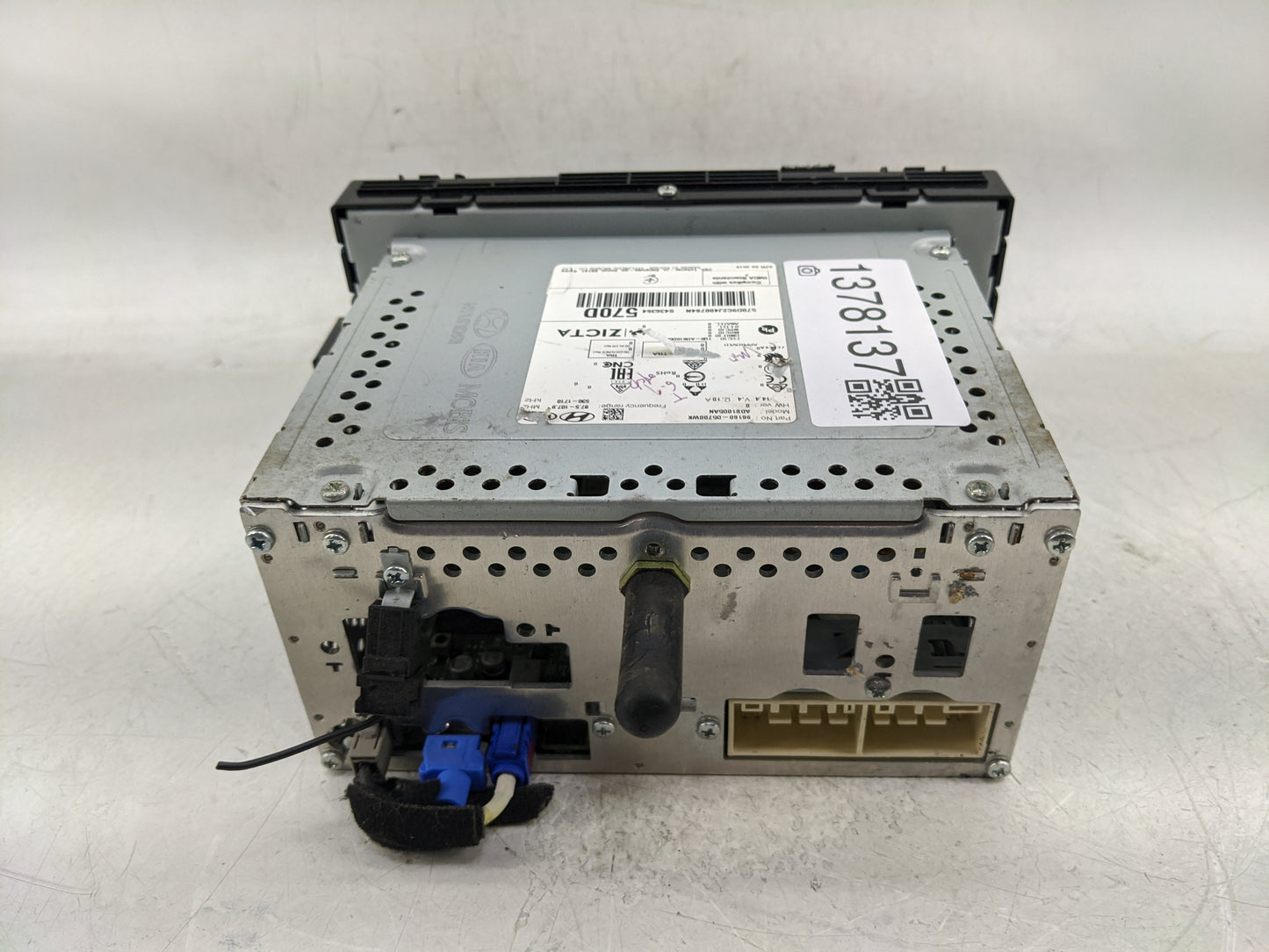2019-2020 Kia Optima Radio AM FM Cd Player Receiver Replacement P/N:96160-D5700WK Fits Fits 2019 2020 OEM Used Auto Parts - 