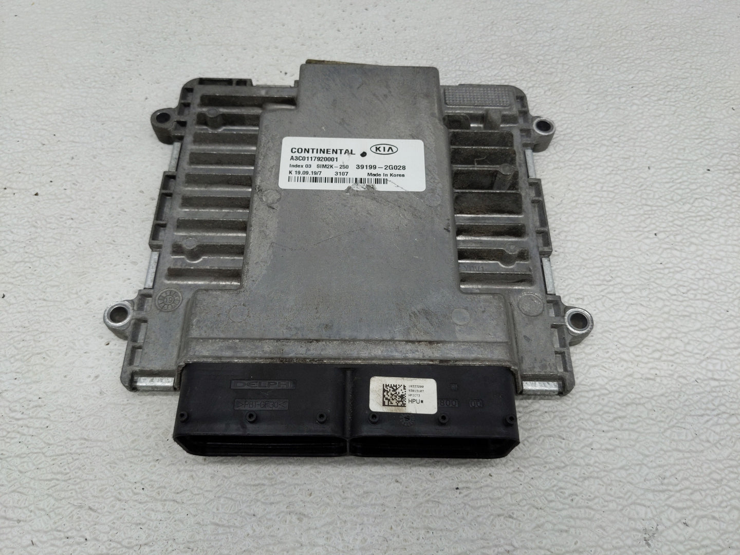2020 Kia Optima PCM Engine Control Computer ECU ECM PCU OEM P/N:39199-2G028 Fits OEM Used Auto Parts - Oemusedautoparts1.com