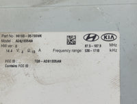 2019-2020 Kia Optima Radio AM FM Cd Player Receiver Replacement P/N:96160-D5700WK Fits Fits 2019 2020 OEM Used Auto Parts - 