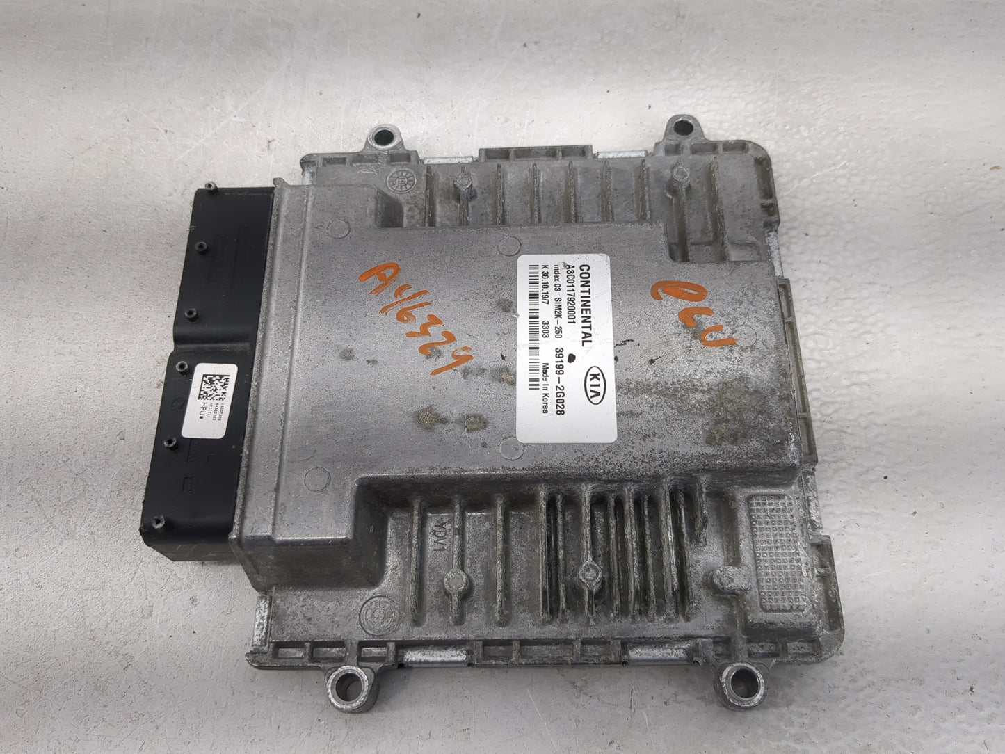 2019-2020 Kia Optima PCM Engine Control Computer ECU ECM PCU OEM P/N:39199-2G028 A3C0117920001, SIM2K-250 Fits Fits 2019 202