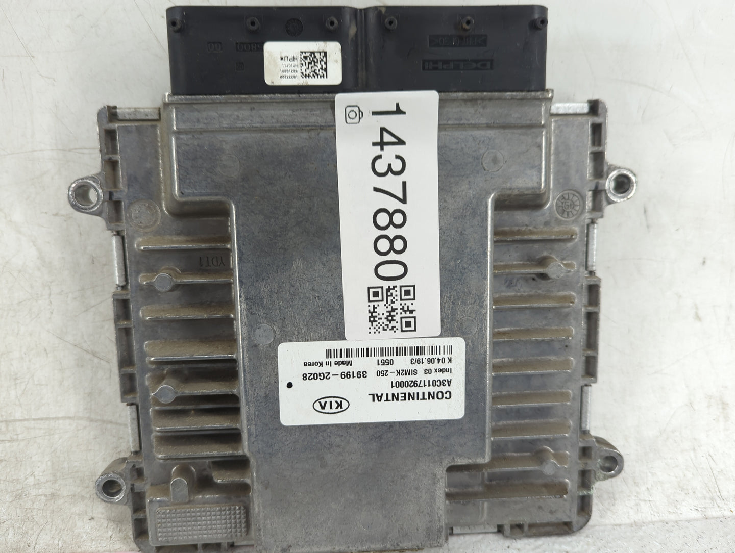 2019-2020 Kia Optima PCM Engine Control Computer ECU ECM PCU OEM P/N:39199-2G028 A3C0117920001, SIM2K-250 Fits Fits 2019 202