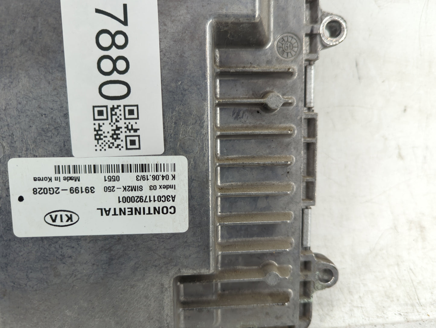2019-2020 Kia Optima PCM Engine Control Computer ECU ECM PCU OEM P/N:39199-2G028 A3C0117920001, SIM2K-250 Fits Fits 2019 202