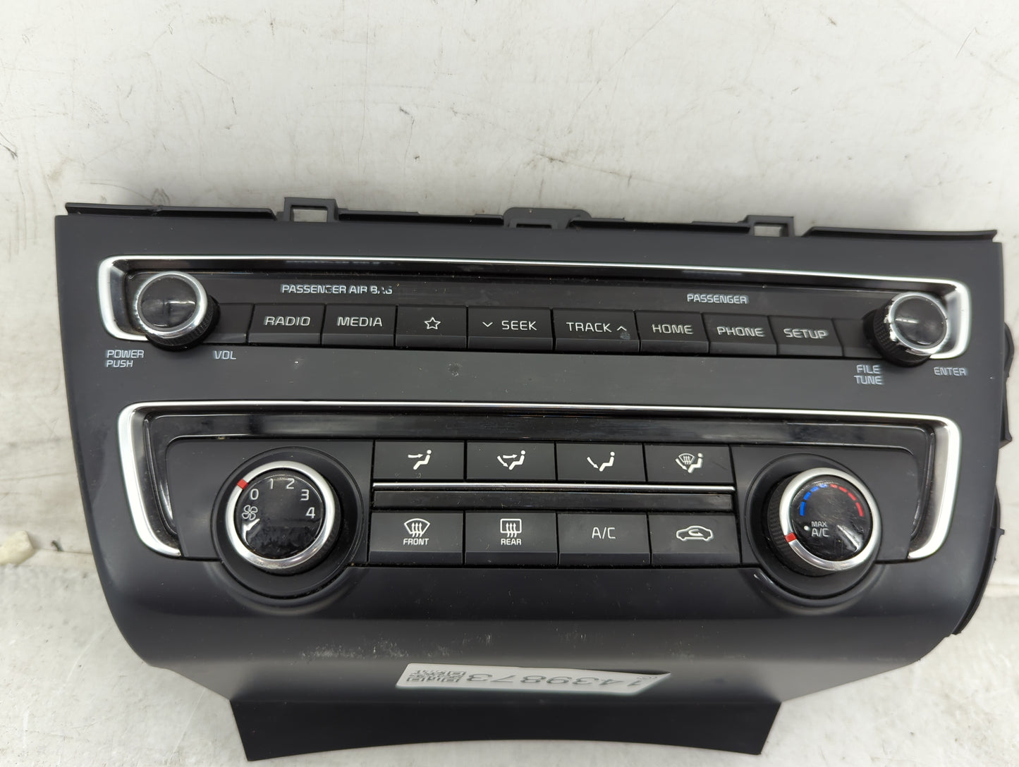 2019-2020 Kia Optima Climate Control Module Temperature AC/Heater Replacement P/N:97250-D5AA0 Fits Fits 2019 2020 OEM Used A