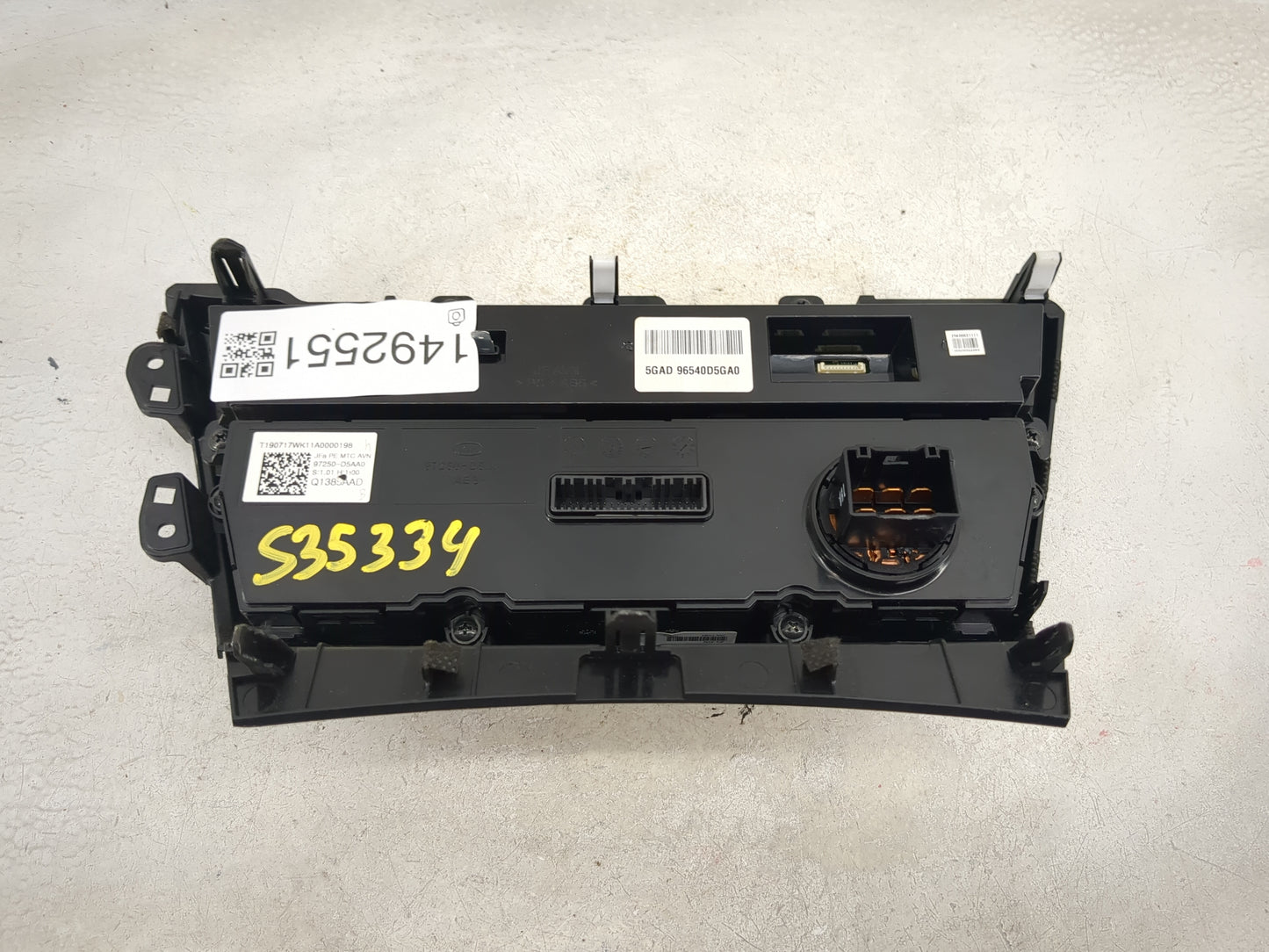 2019-2020 Kia Optima Climate Control Module Temperature AC/Heater Replacement P/N:96540D5GA0 97250-D5AA0 Fits Fits 2019 2020