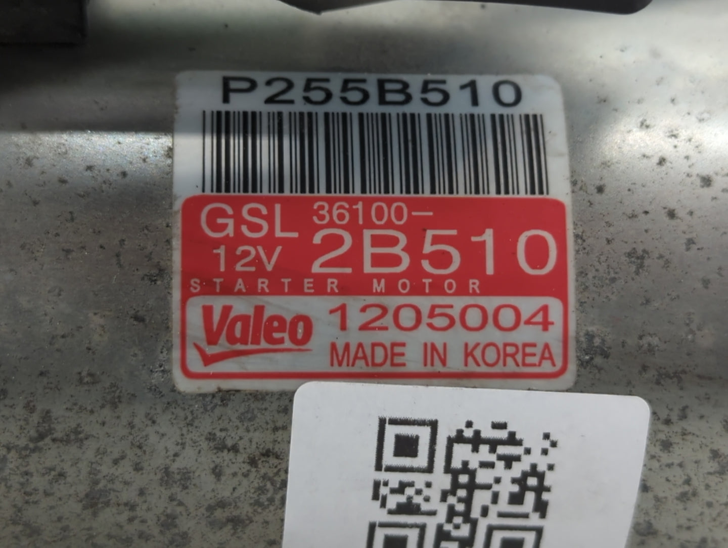 2016-2020 Kia Optima Car Starter Motor Solenoid OEM P/N:36100-2B510 Fits OEM Used Auto Parts - Oemusedautoparts1.com