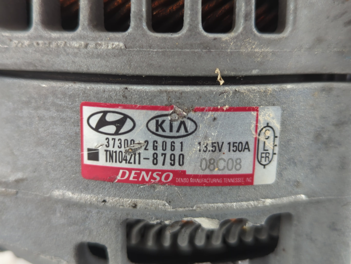2016-2020 Kia Optima Alternator Replacement Generator Charging Assembly Engine OEM P/N:37300-2G061 TN104211-8790 Fits OEM Us