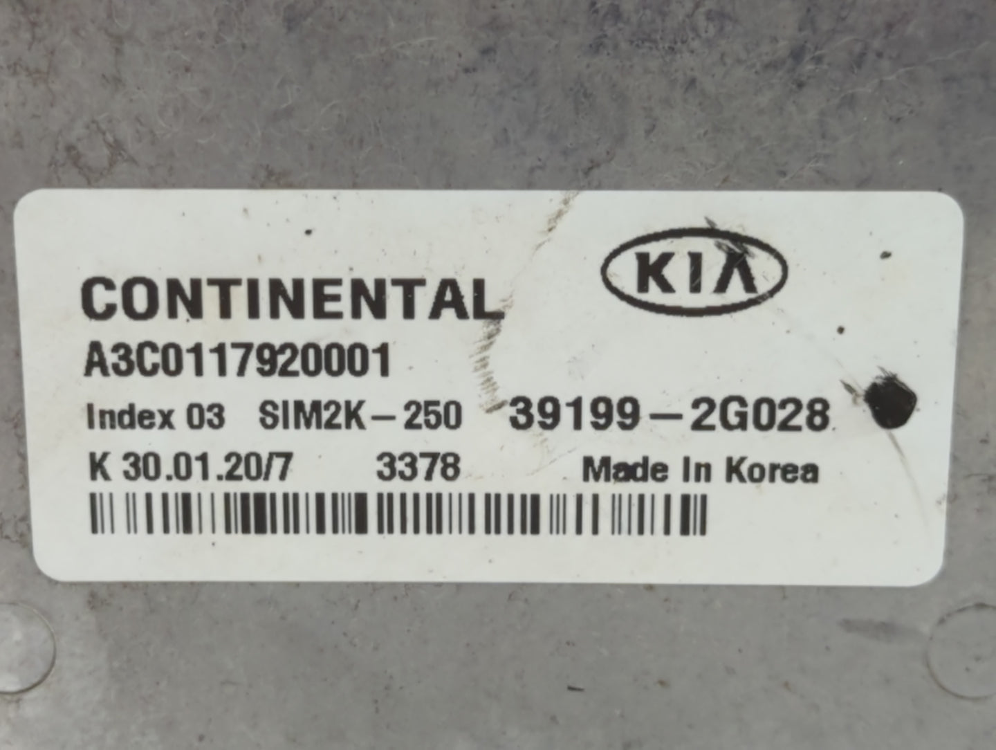 2019-2020 Kia Optima PCM Engine Control Computer ECU ECM PCU OEM P/N:39199-2G023 39199-2G028, 39170-2GJK0 Fits Fits 2019 202