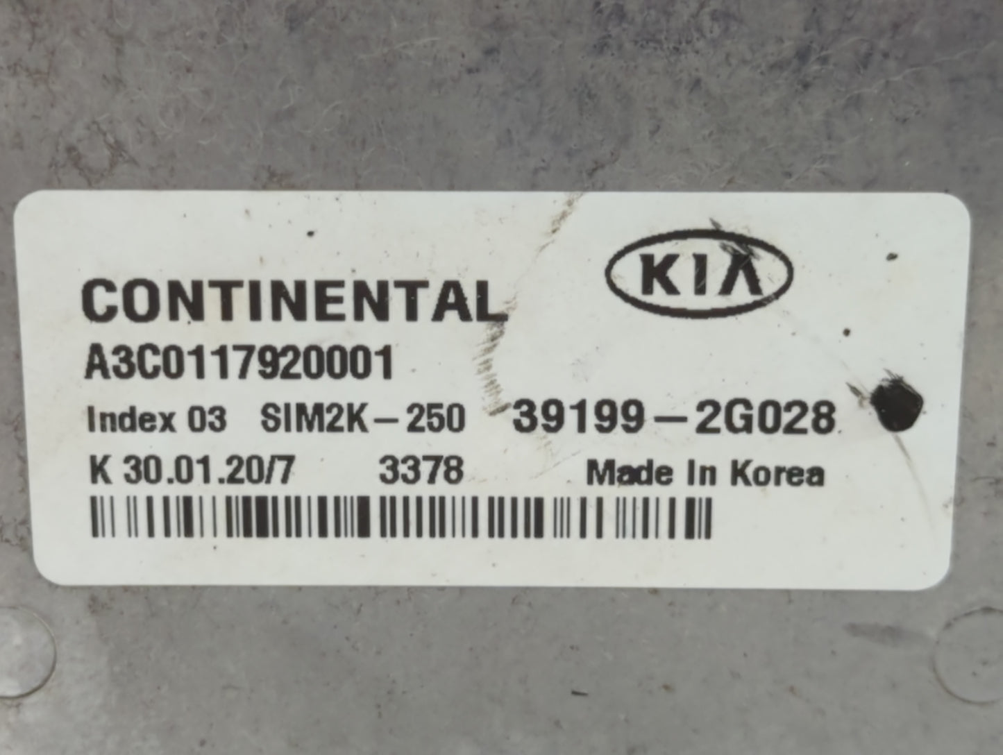 2019-2020 Kia Optima PCM Engine Control Computer ECU ECM PCU OEM P/N:39199-2G023 39199-2G028, 39170-2GJK0 Fits Fits 2019 202